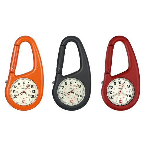 Clip quartz watch - clip-on,